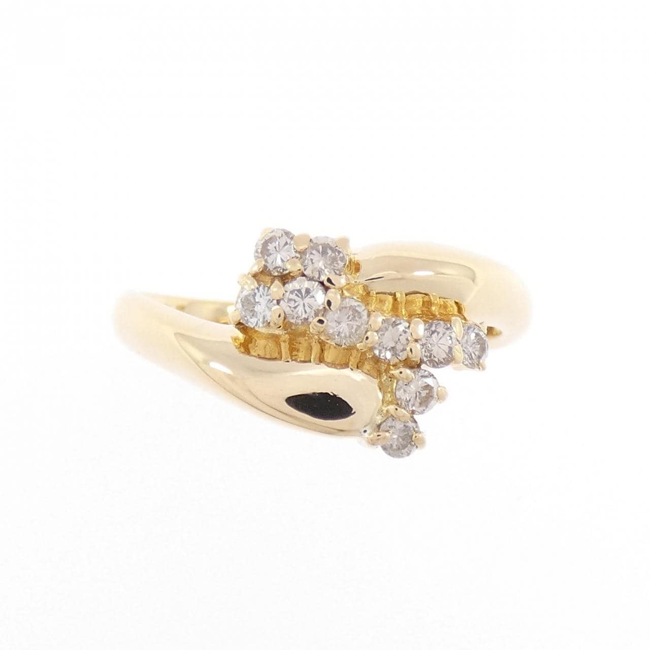 K18YG ダイヤモンド リング 0.25CT