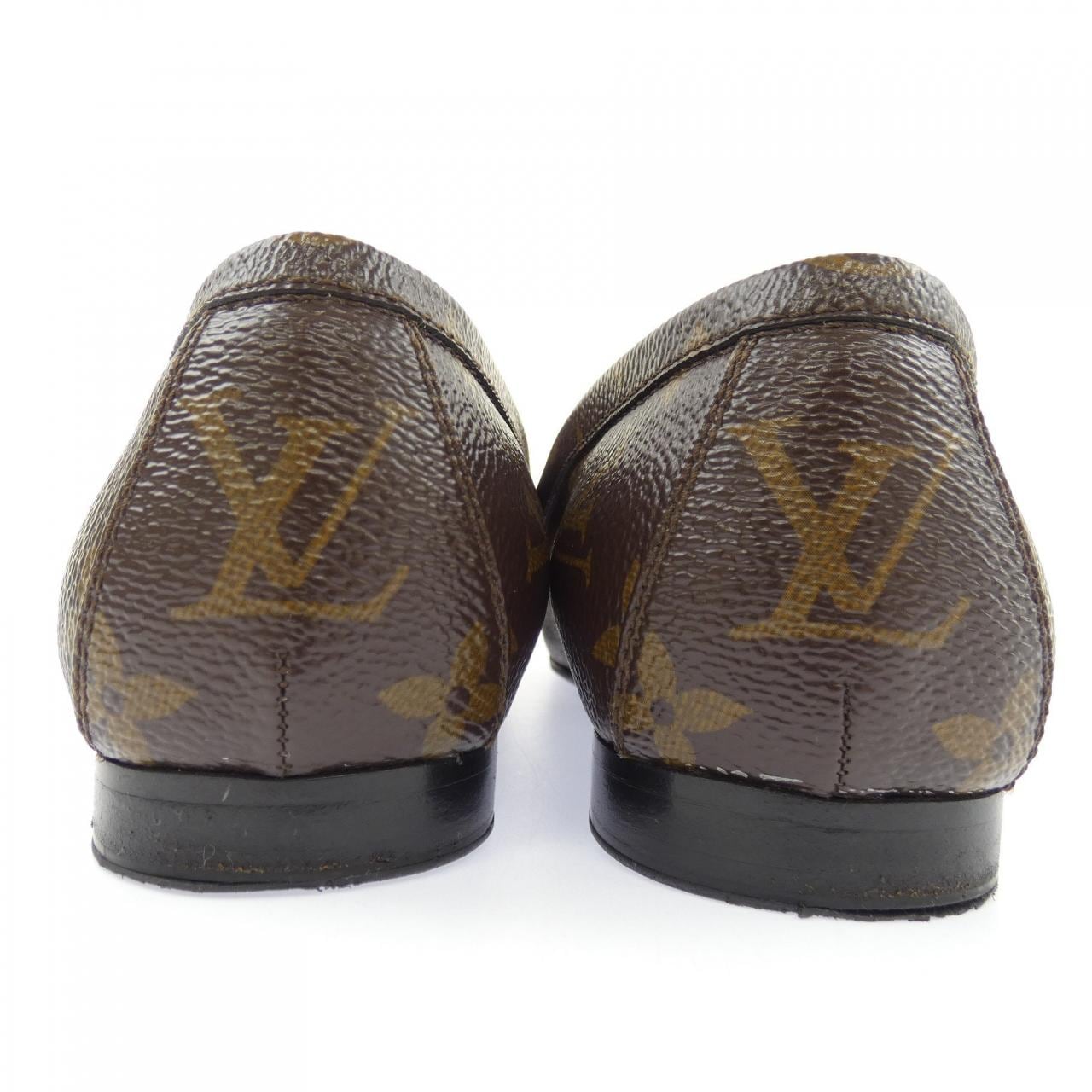 ルイヴィトン LOUIS VUITTON パテントモノグラムキャンバス アッパーケースライン シューズ