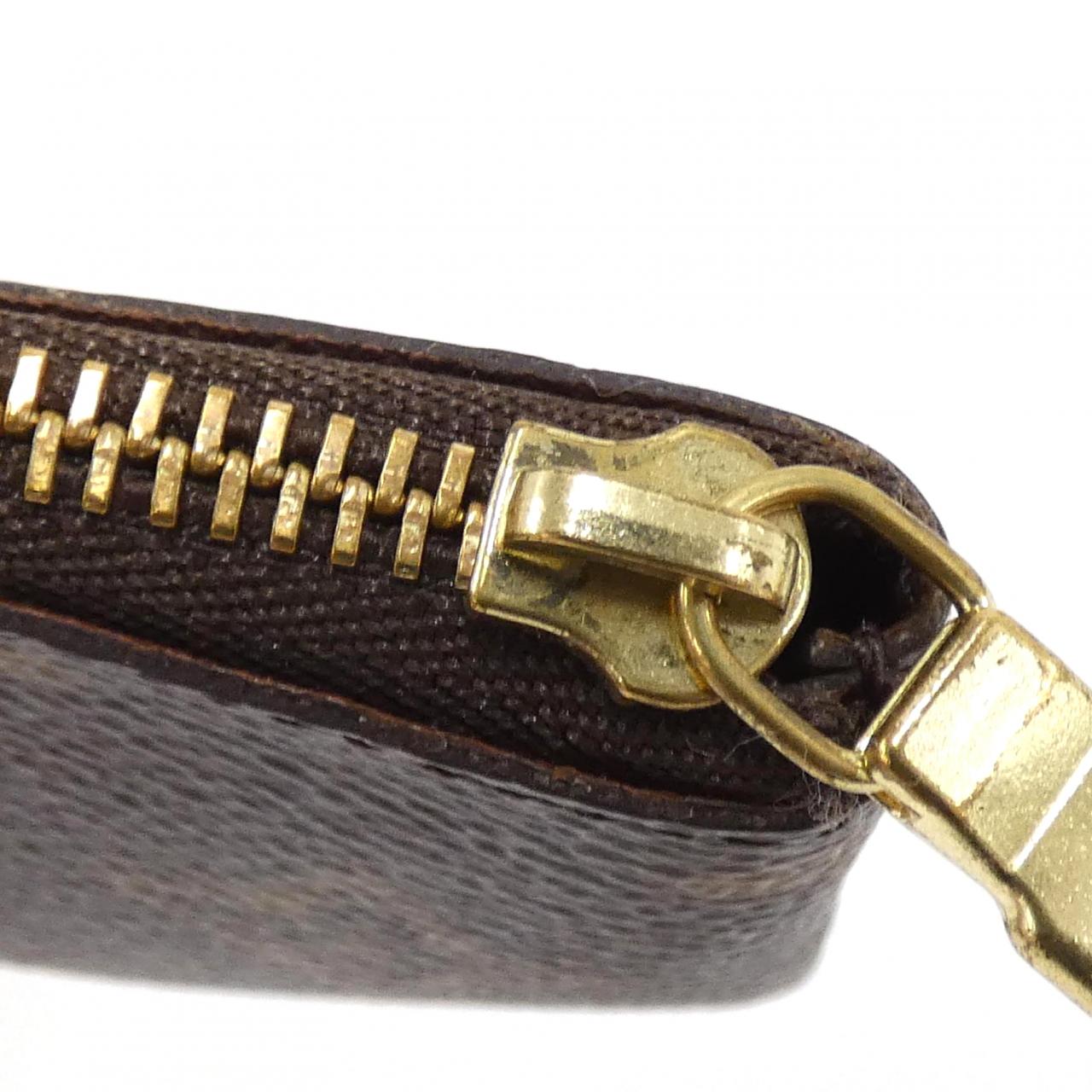 LOUIS VUITTON Monogram Card Key Case Pochette Cle M62650 Coin & Key Case