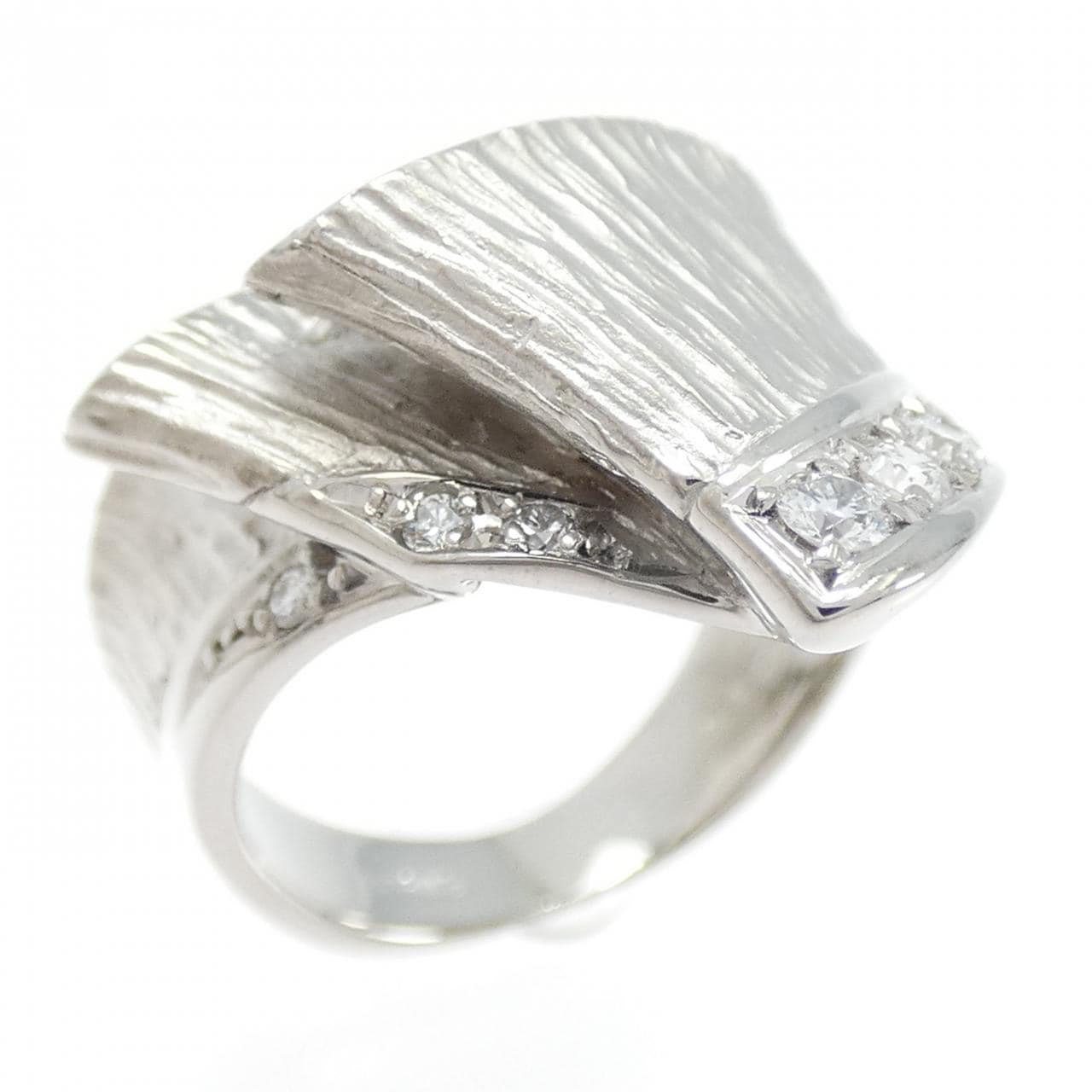 K18WG ダイヤモンド リング 0.162CT