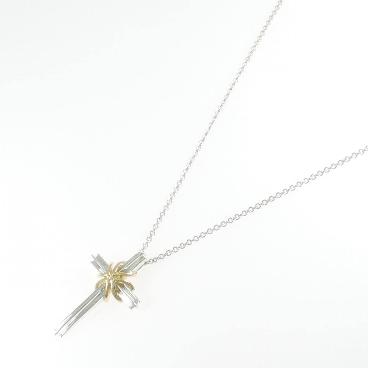 【ヴィンテージ】ティファニー 925/750YG ネックレス