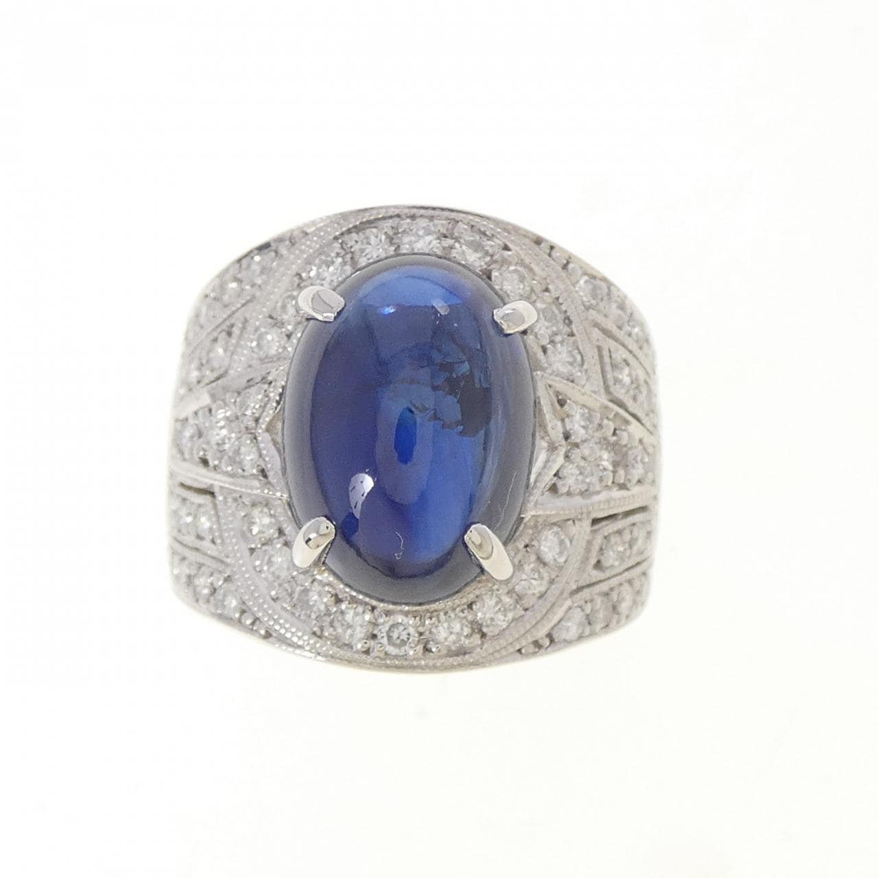 PT900 サファイヤ リング 6.85CT