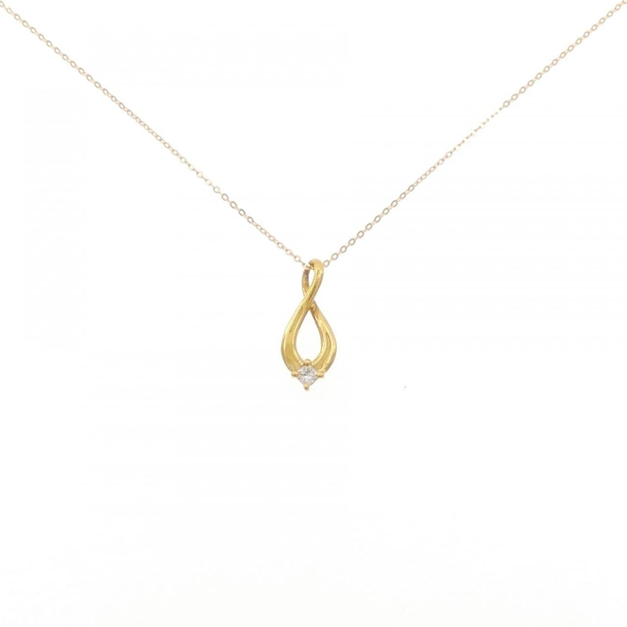 ジーエスティービー ダイヤモンド ネックレス 0.06CT