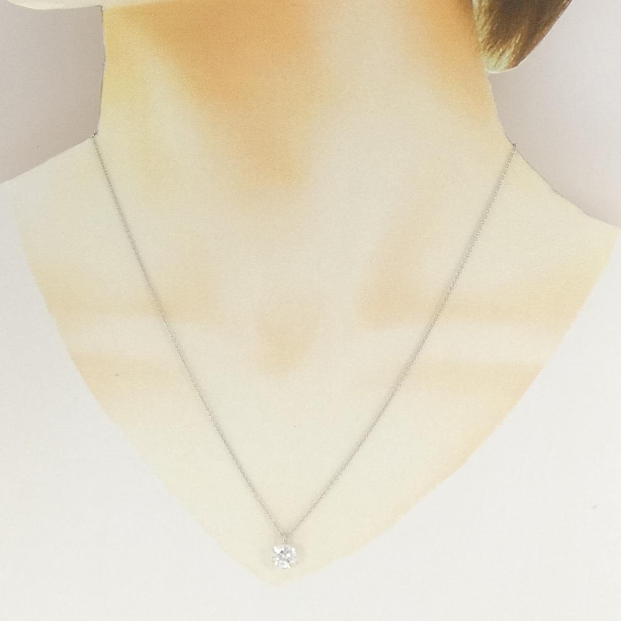 【リメイク】PT900/PT850 ダイヤモンド ネックレス 1.147CT G I1 VG