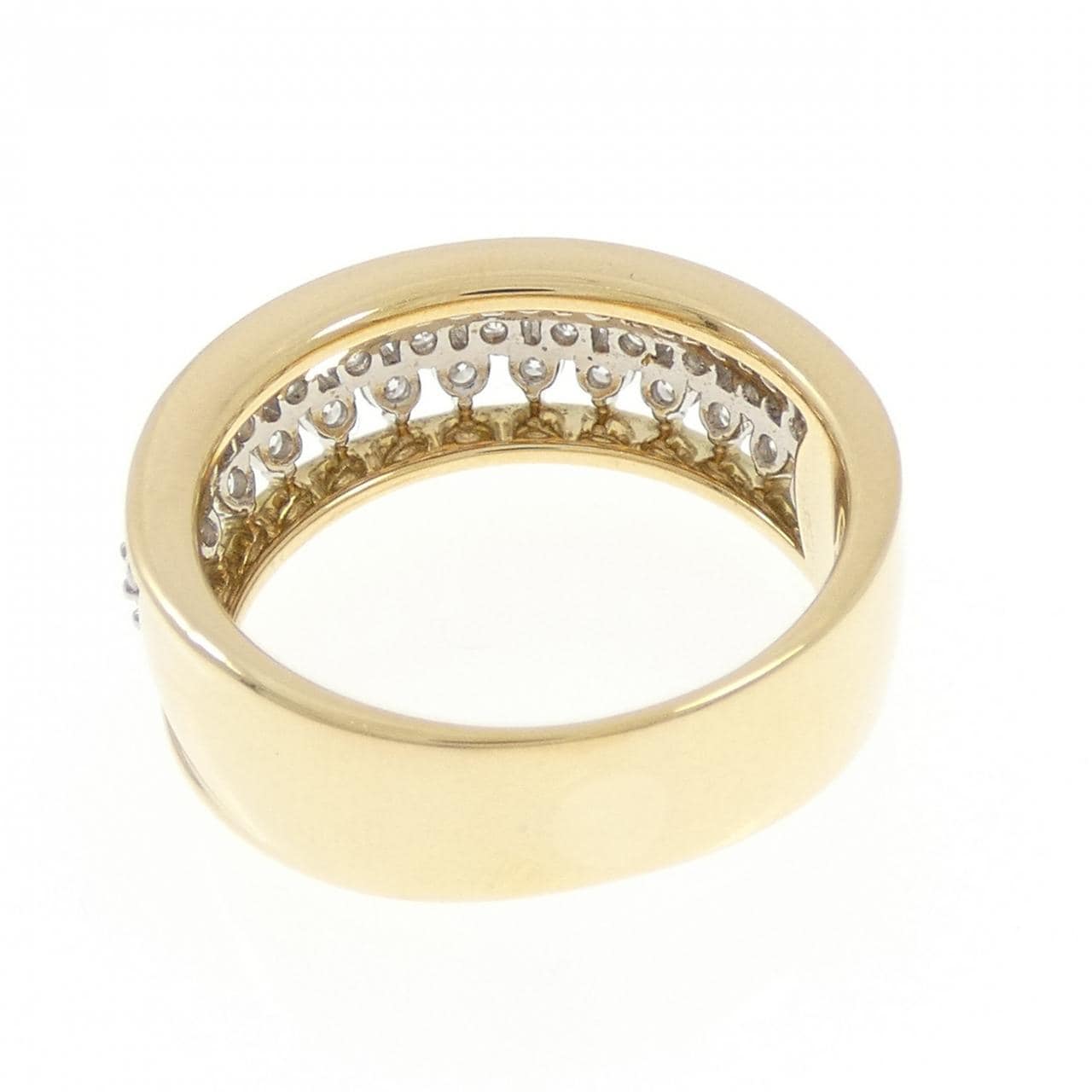 K18YG/PT900 ダイヤモンド リング 0.99CT