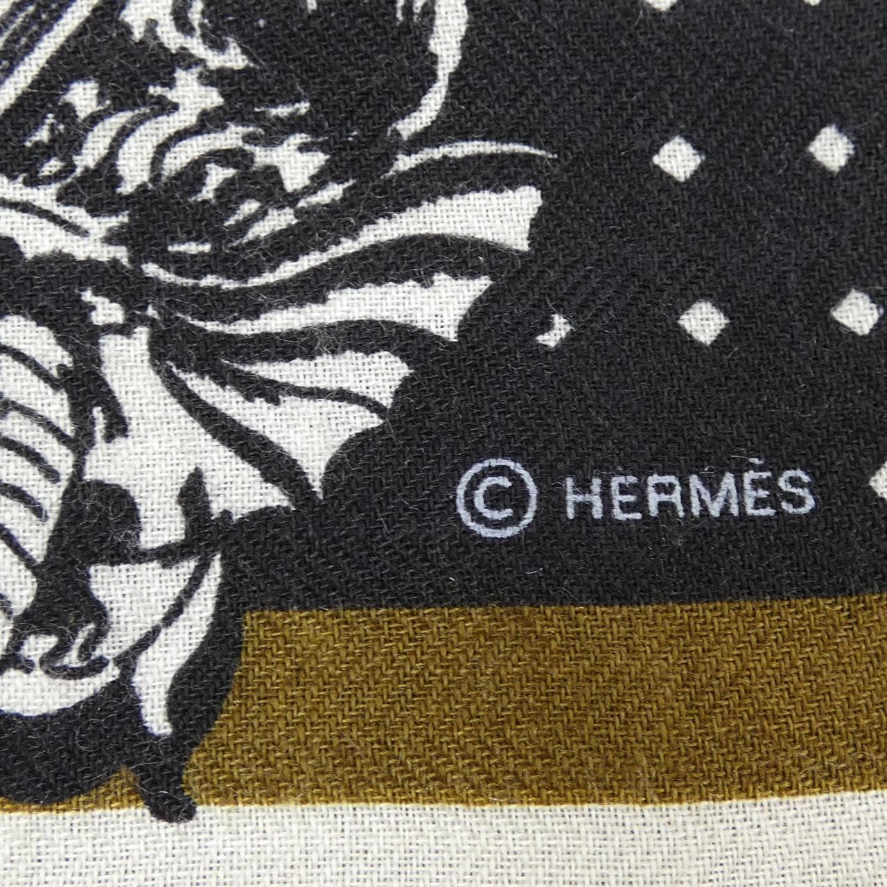 エルメス HERMES HARNAIS DE COUR BANDANA H243935S カレジェアン140 ショール