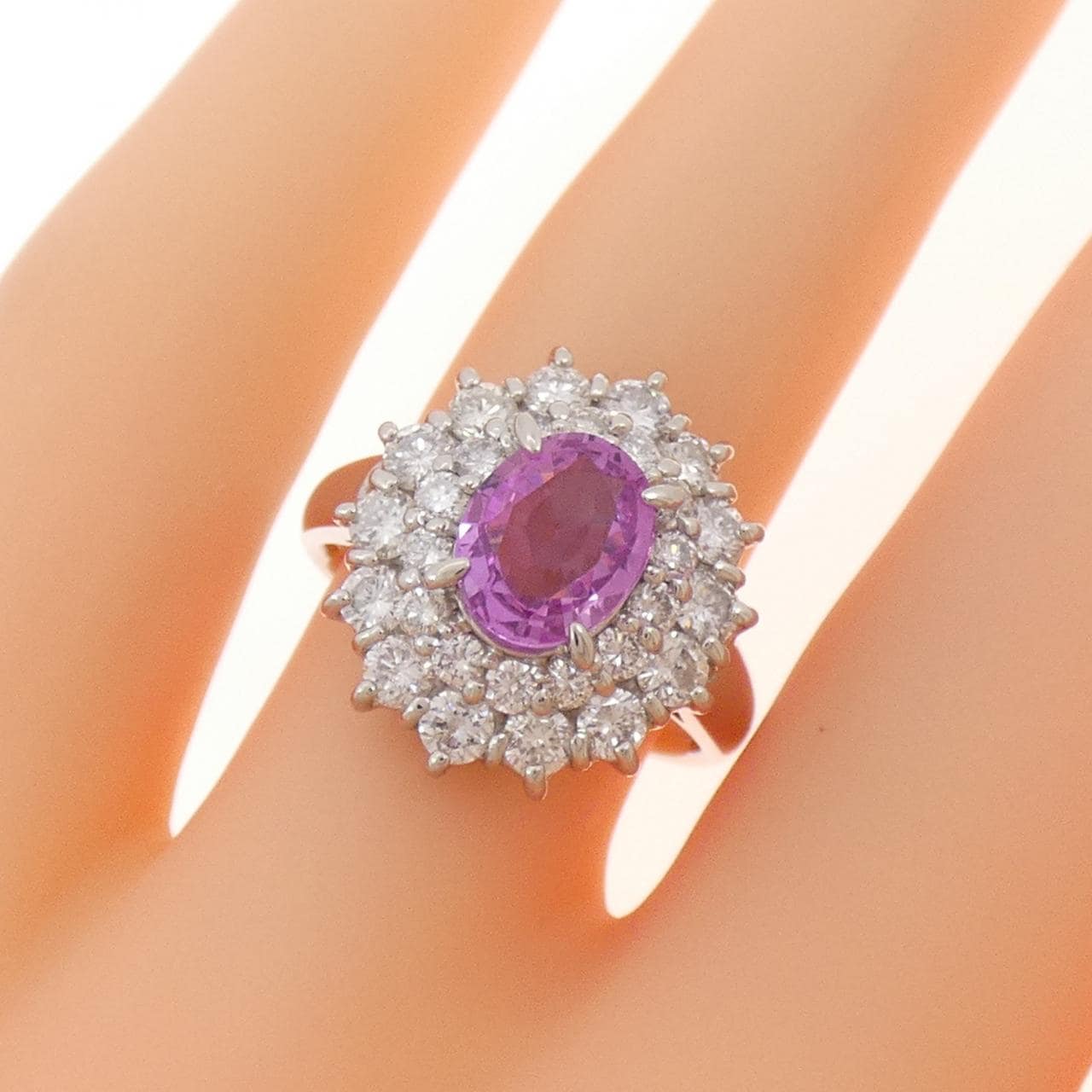 PT850 サファイヤ リング 1.30CT