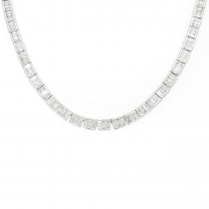 K18WG ダイヤモンド ネックレス 4.50CT