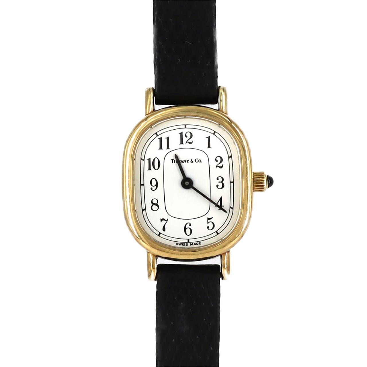 ティファニー クラシックオーバル YG YG クォーツ