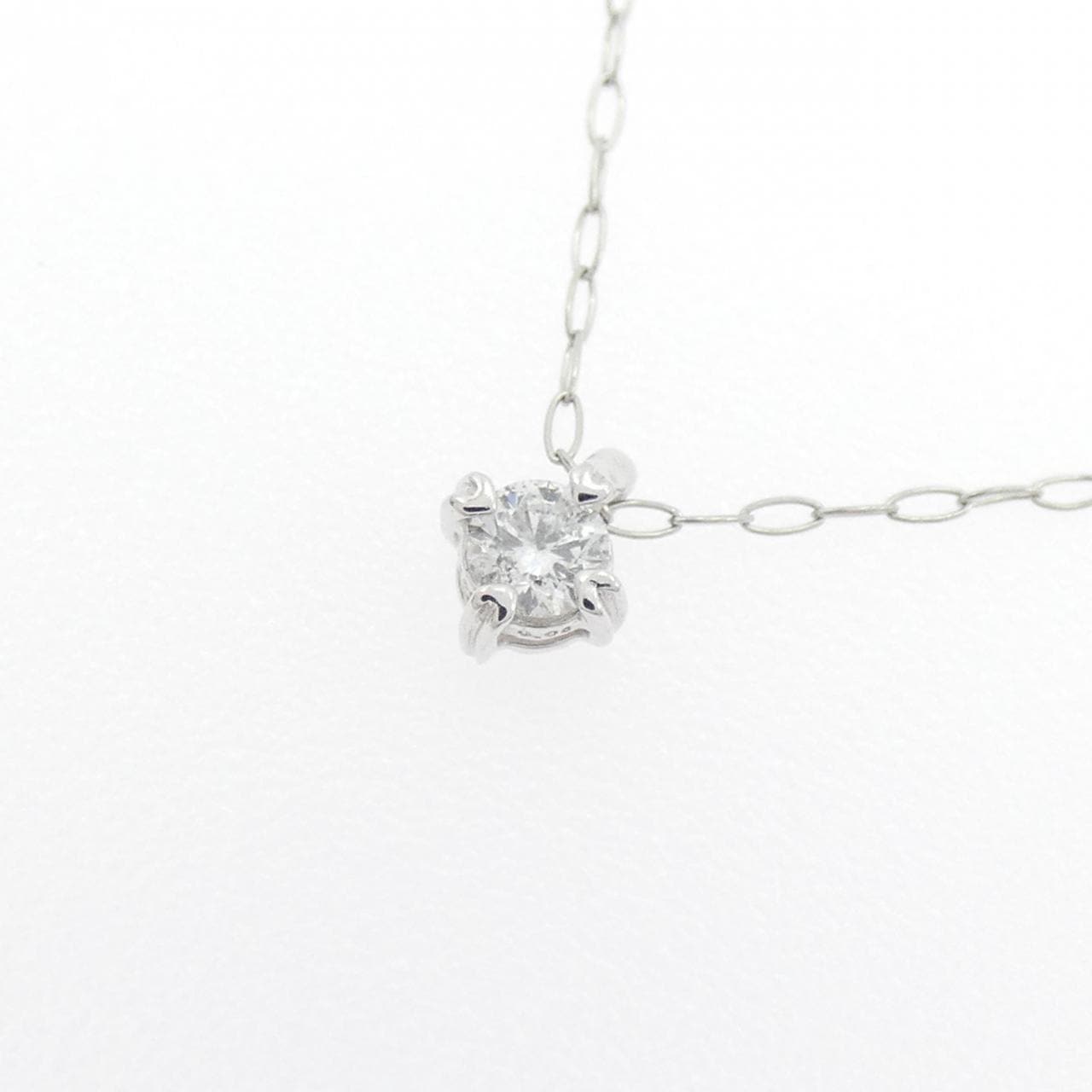 PT900/PT850 ダイヤモンド ネックレス 0.08CT