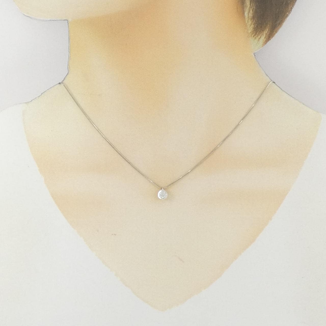 PT900/PT850 ダイヤモンド ネックレス 0.31CT