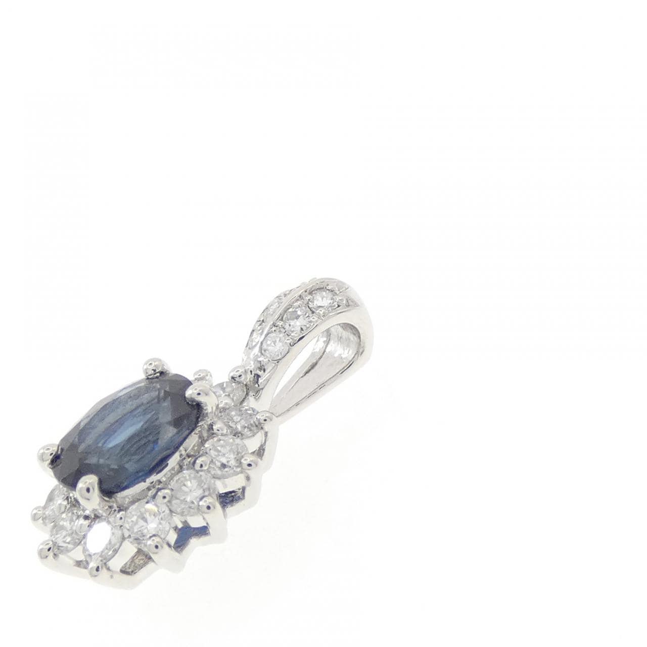 PT900 サファイヤ ペンダント 0.71CT
