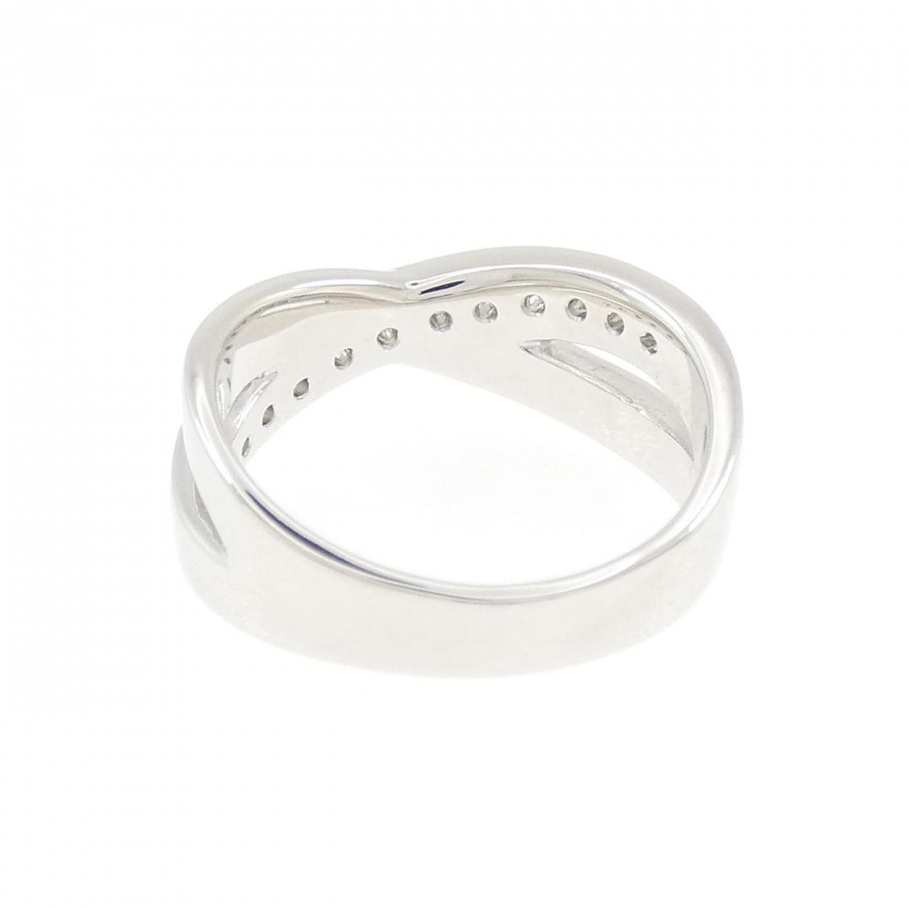 K18WG ダイヤモンド リング 0.36CT