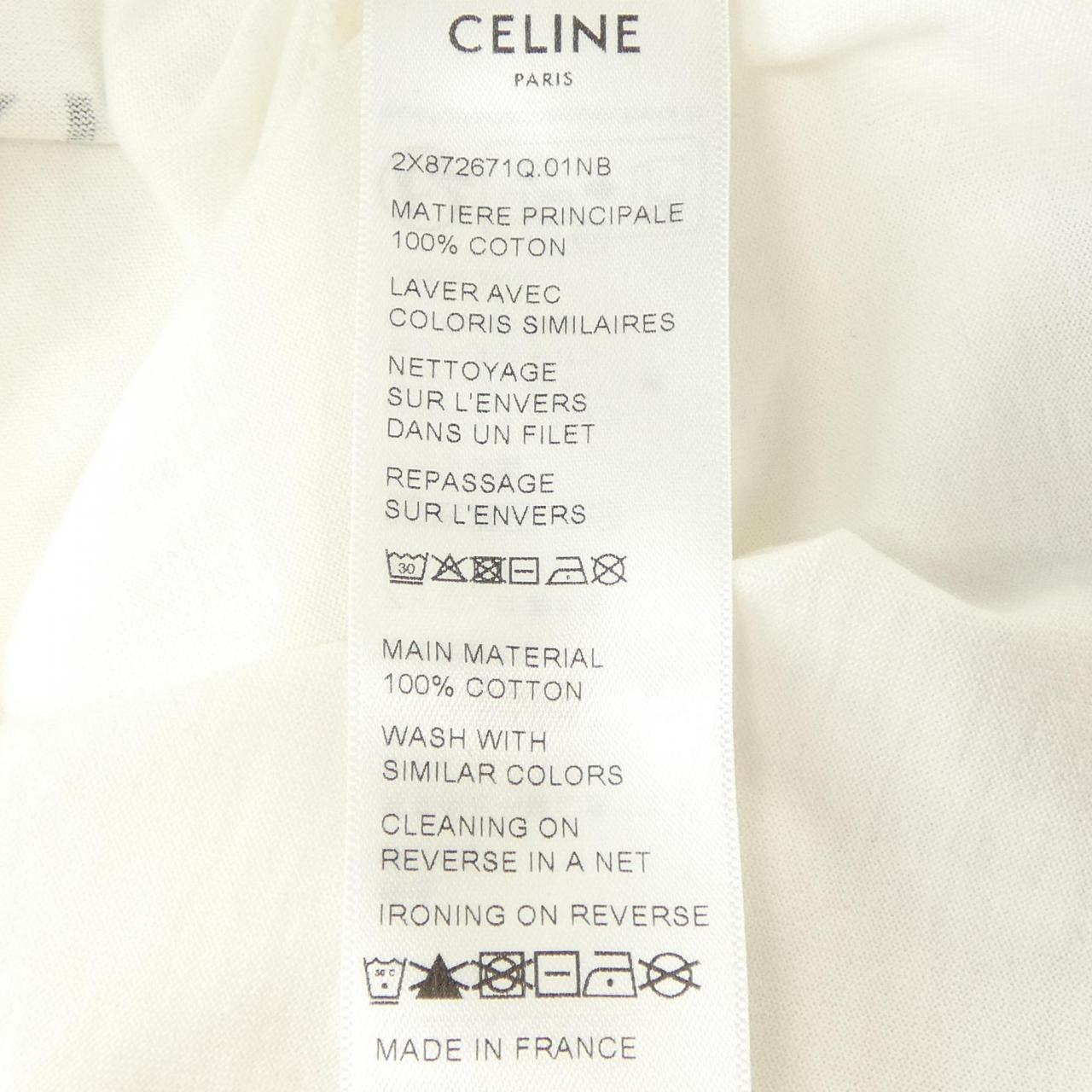 セリーヌ CELINE CELINE PARIS Tシャツ　トリオンフ TRIOMPHE 2X872671Q Tシャツ