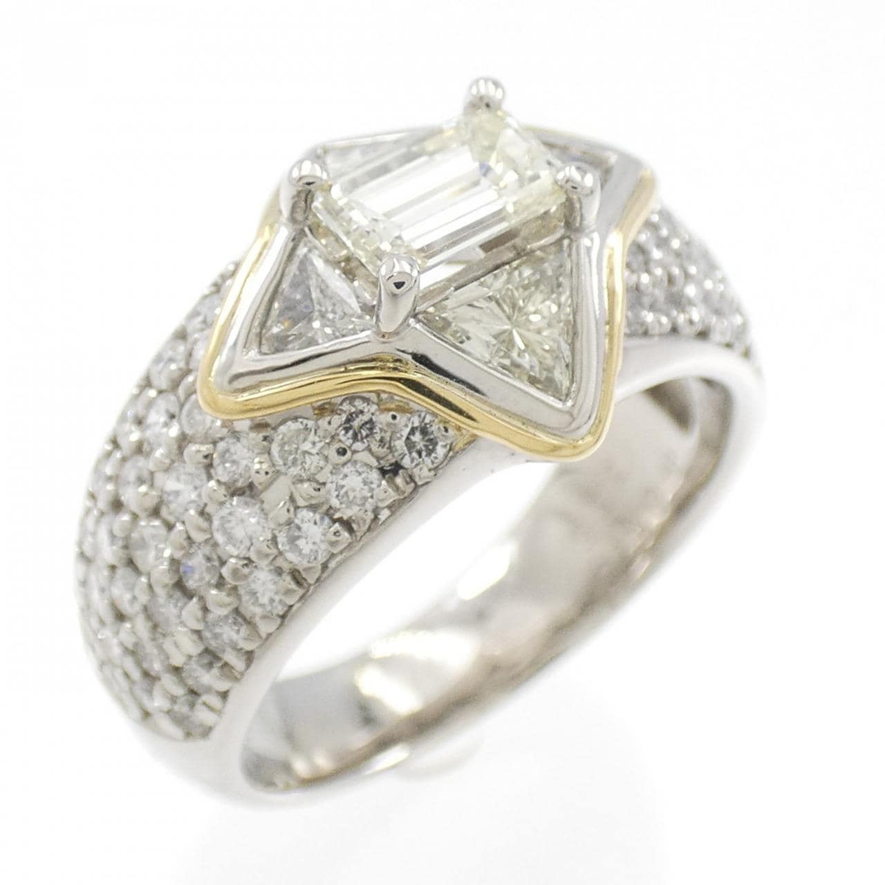 PT/K18YG Diamond Ring 0.510CT