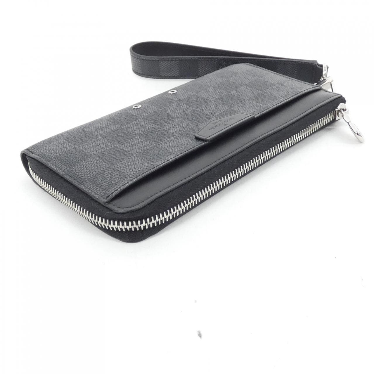 LOUIS VUITTON Damier Graphite Zippy Dragonne N60379 Wallet