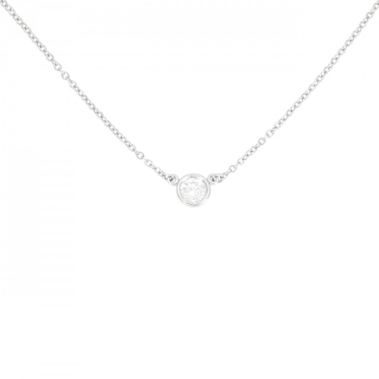 ティファニー バイザヤード ネックレス 0.18CT G VVS1 3EXT