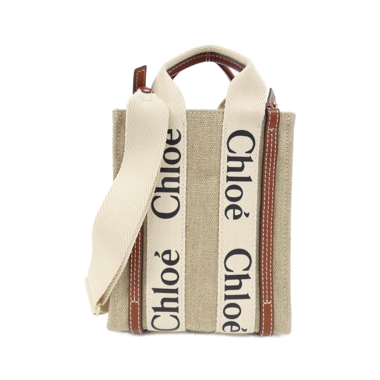 [BRAND NEW] Chloe Woody North South Mini Tote CHC24AP243 I26 Bag