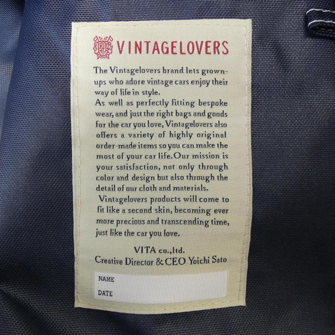 VINTAGELOVERS ジャケット