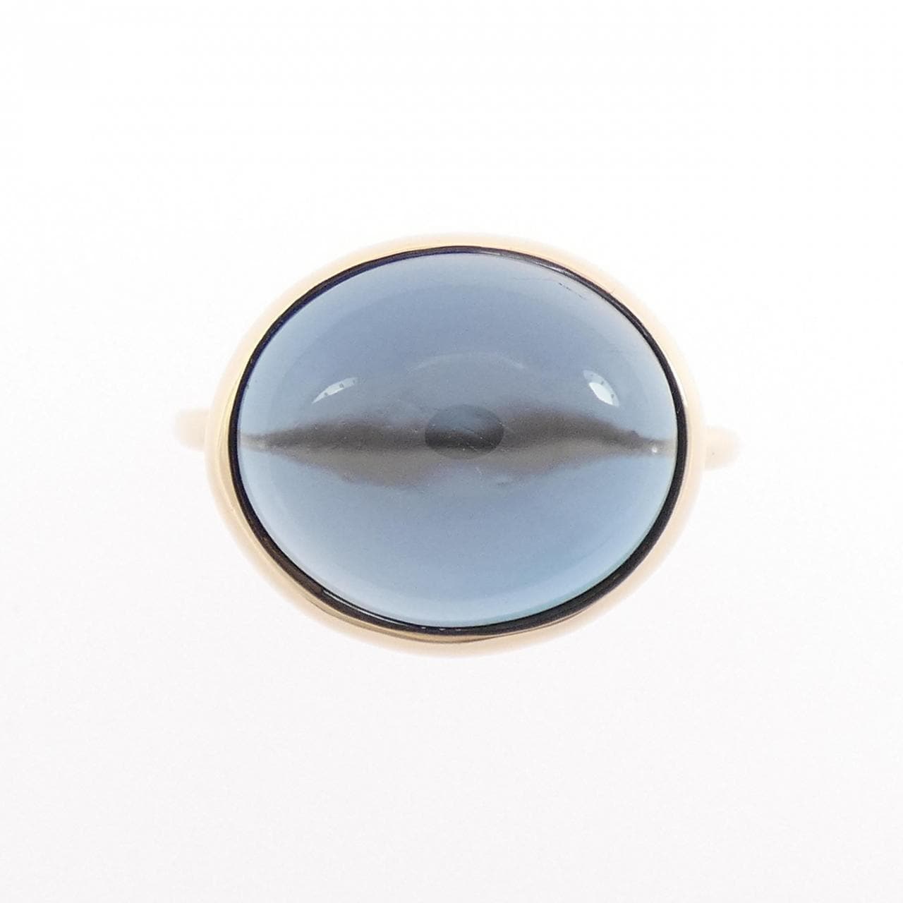 K10YG ブルートパーズ リング 10.5CT