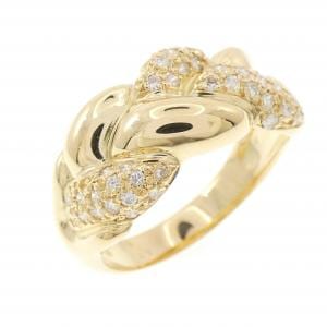 K18YG ダイヤモンド リング 0.43CT
