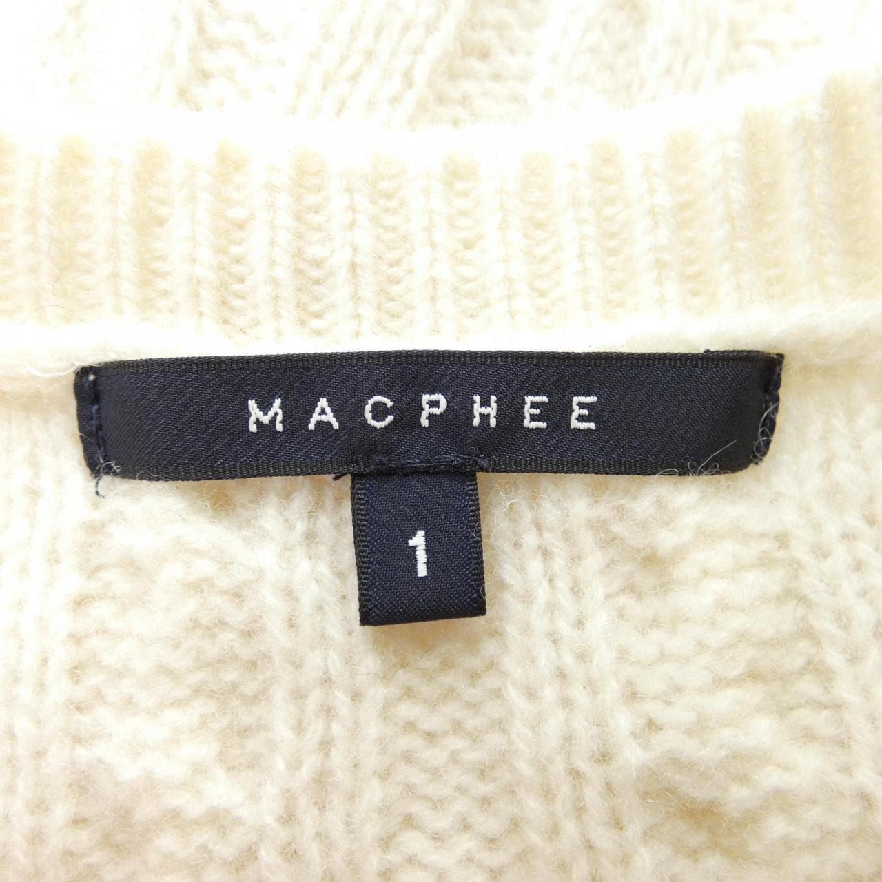 マカフィー MACPHEE カーディガン