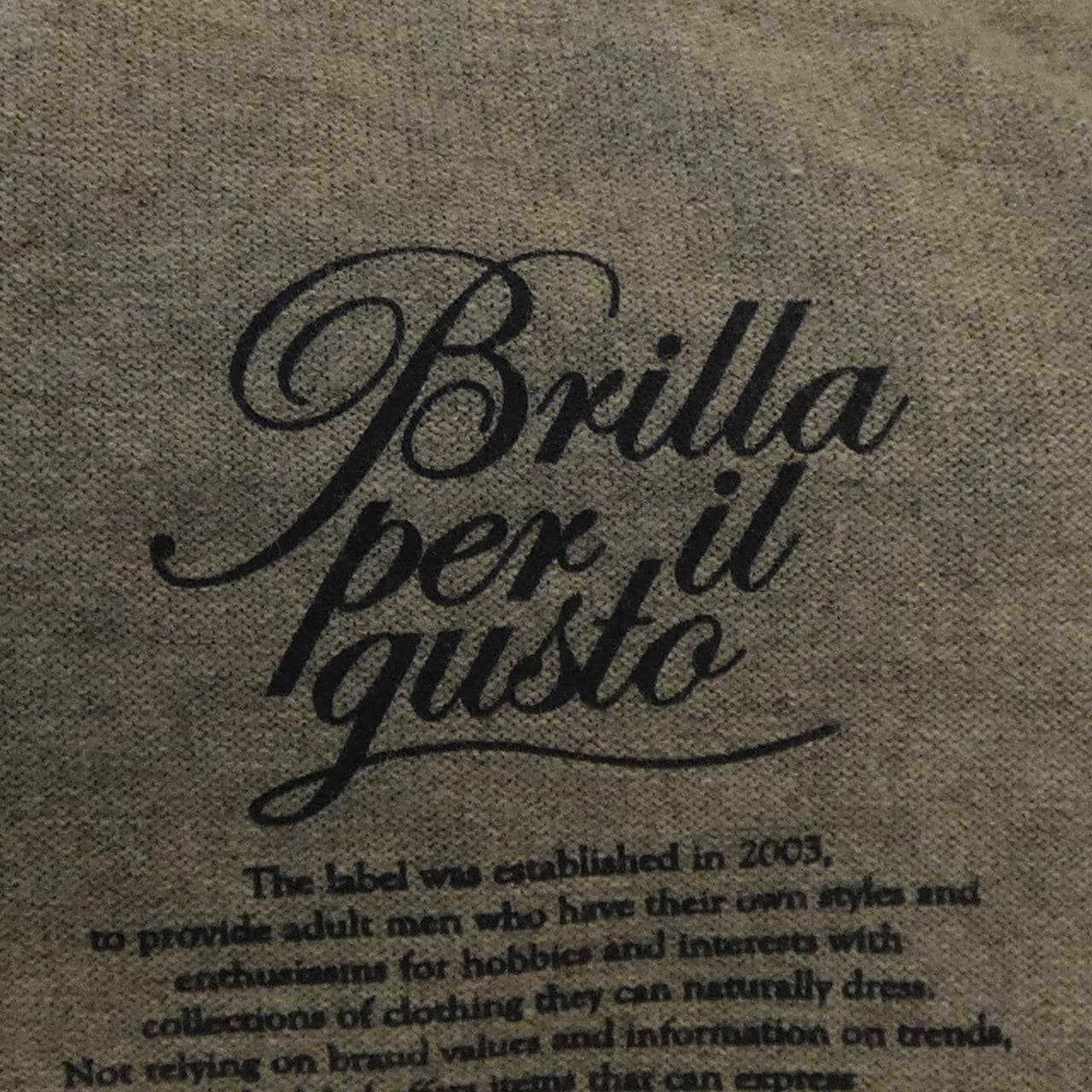 ブリッラ Brilla Tシャツ