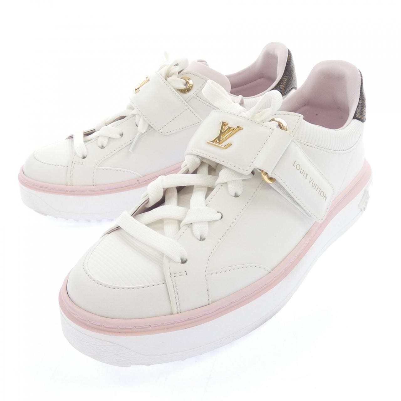 ルイヴィトン LOUIS VUITTON ベルクロストラップ タイムアウトライン スニーカー
