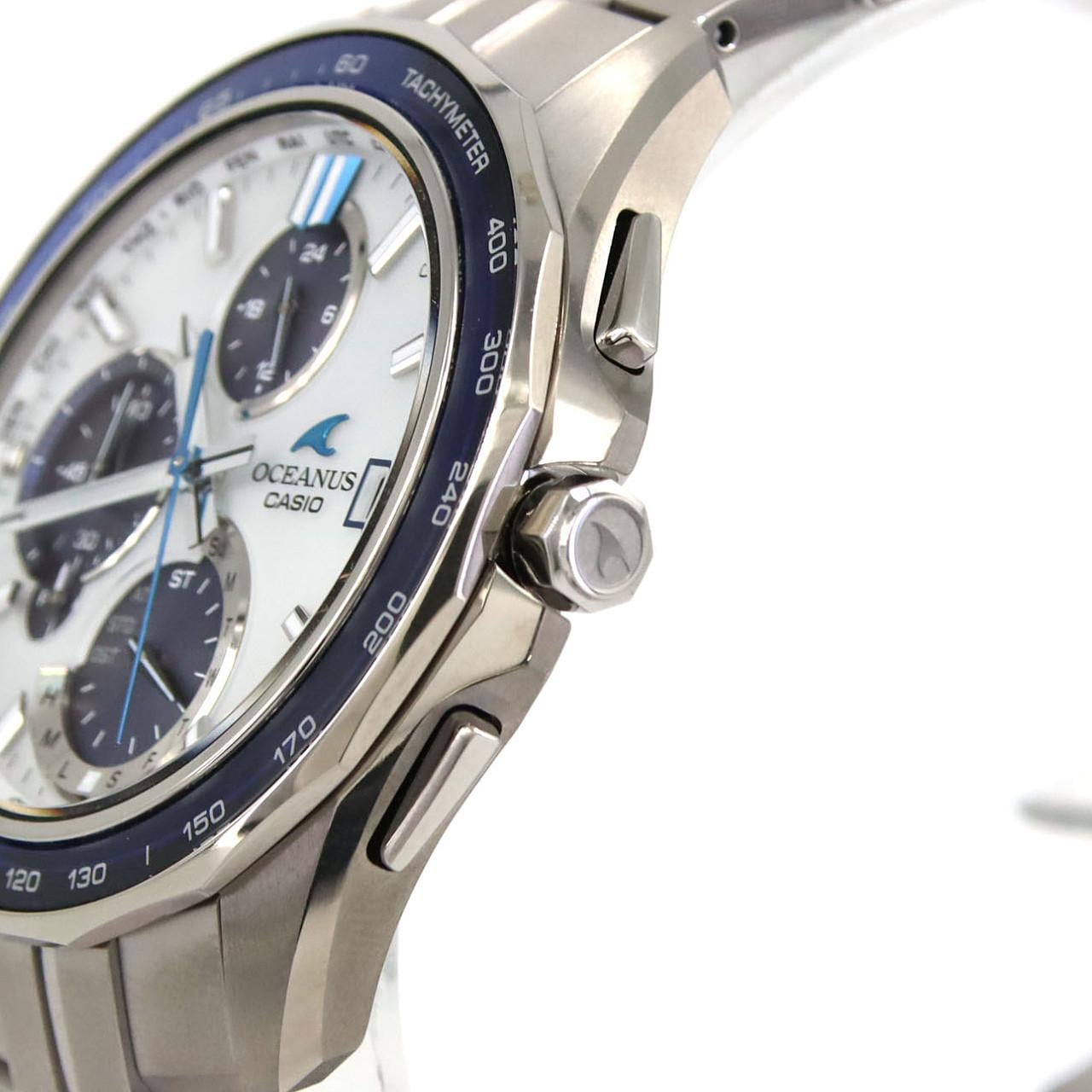 カシオ オシアナスマンタ 電波時計 OCW-S7000D-7AJF TI ソーラークォーツ