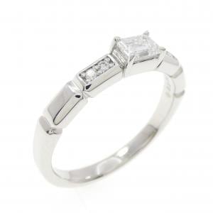 PT900 ダイヤモンド リング 0.30CT D VVS2 エメラルドカット