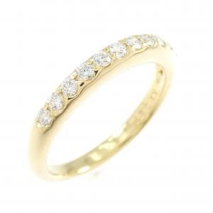 K18YG ハーフエタニティ ダイヤモンド リング 0.27CT