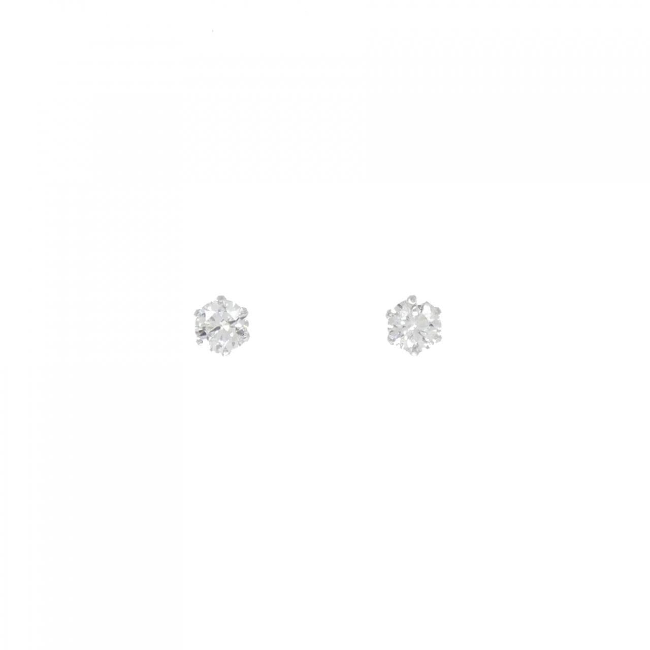 PT单钻钻石耳环 0.602CT