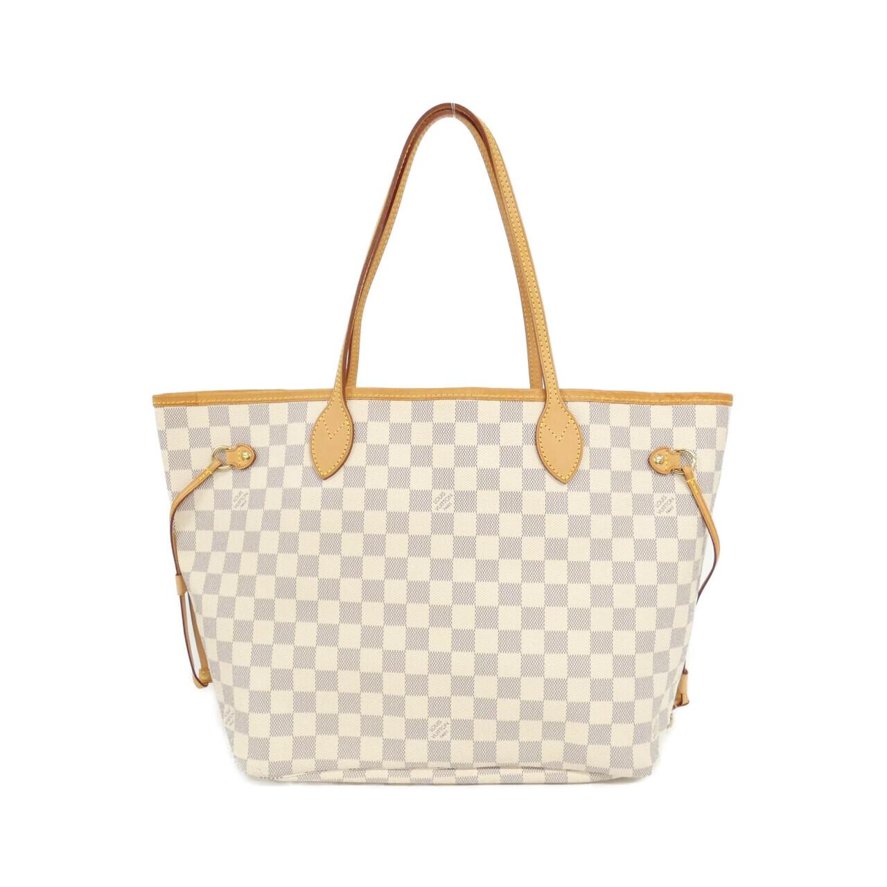 ルイヴィトン ダミエ アズール ネヴァーフル MM N51107 バッグ