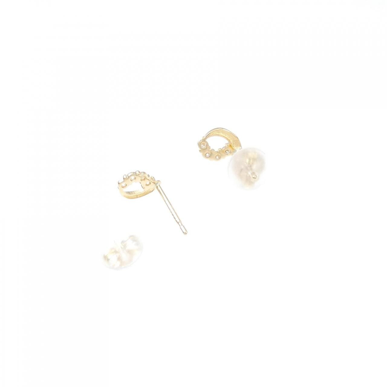 [Remake] K18YG Diamond earrings 0.08CT