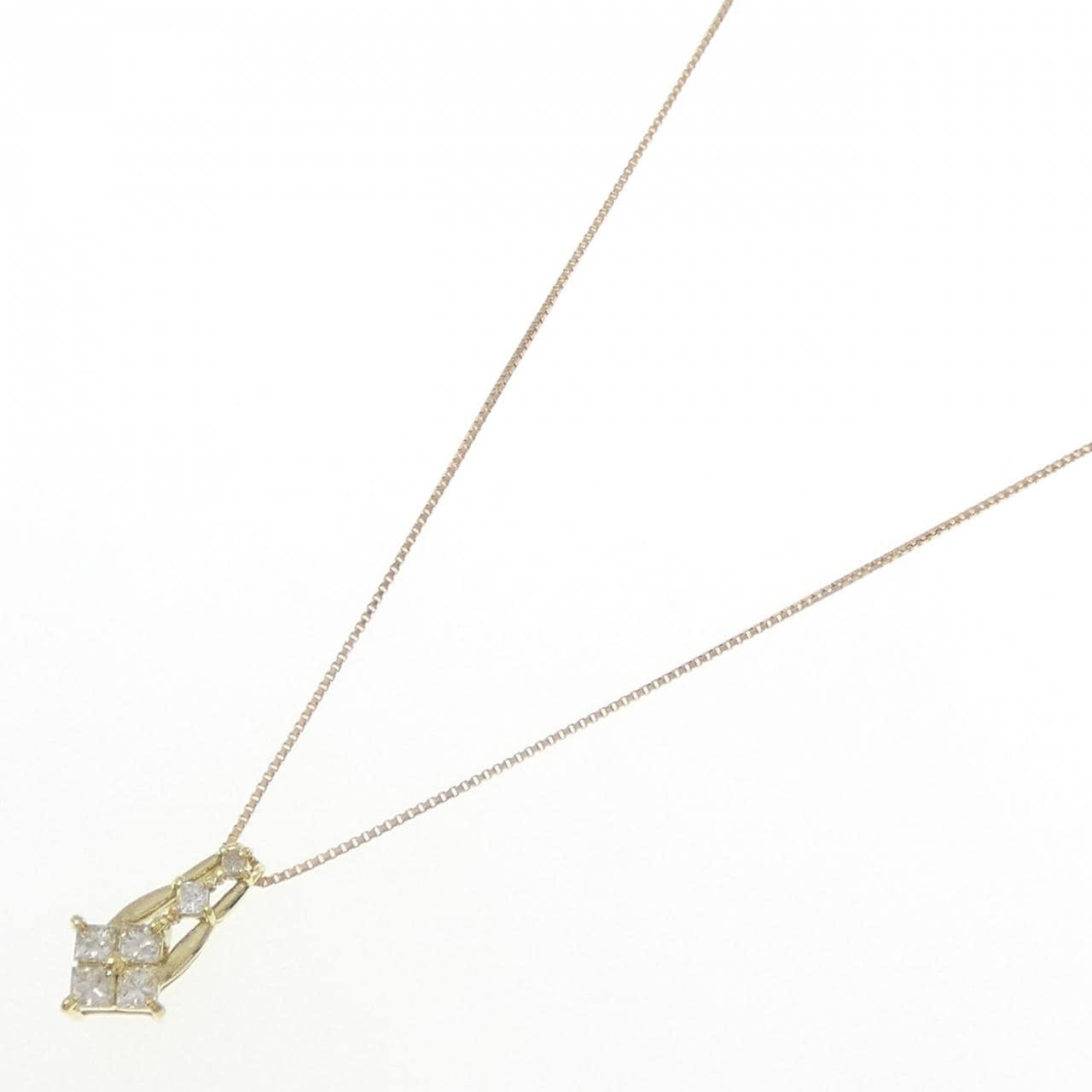 【新品】K18YG ダイヤモンド ネックレス 0.25CT