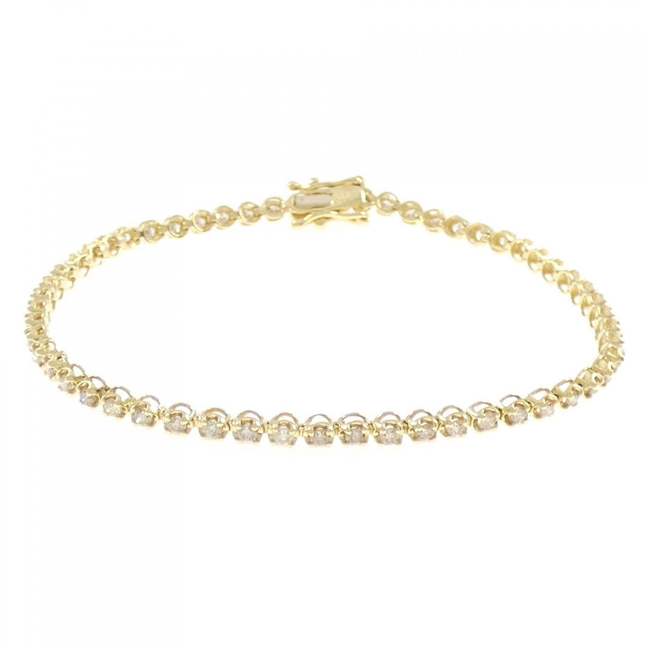 K18YG ダイヤモンド ブレスレット 1.00CT