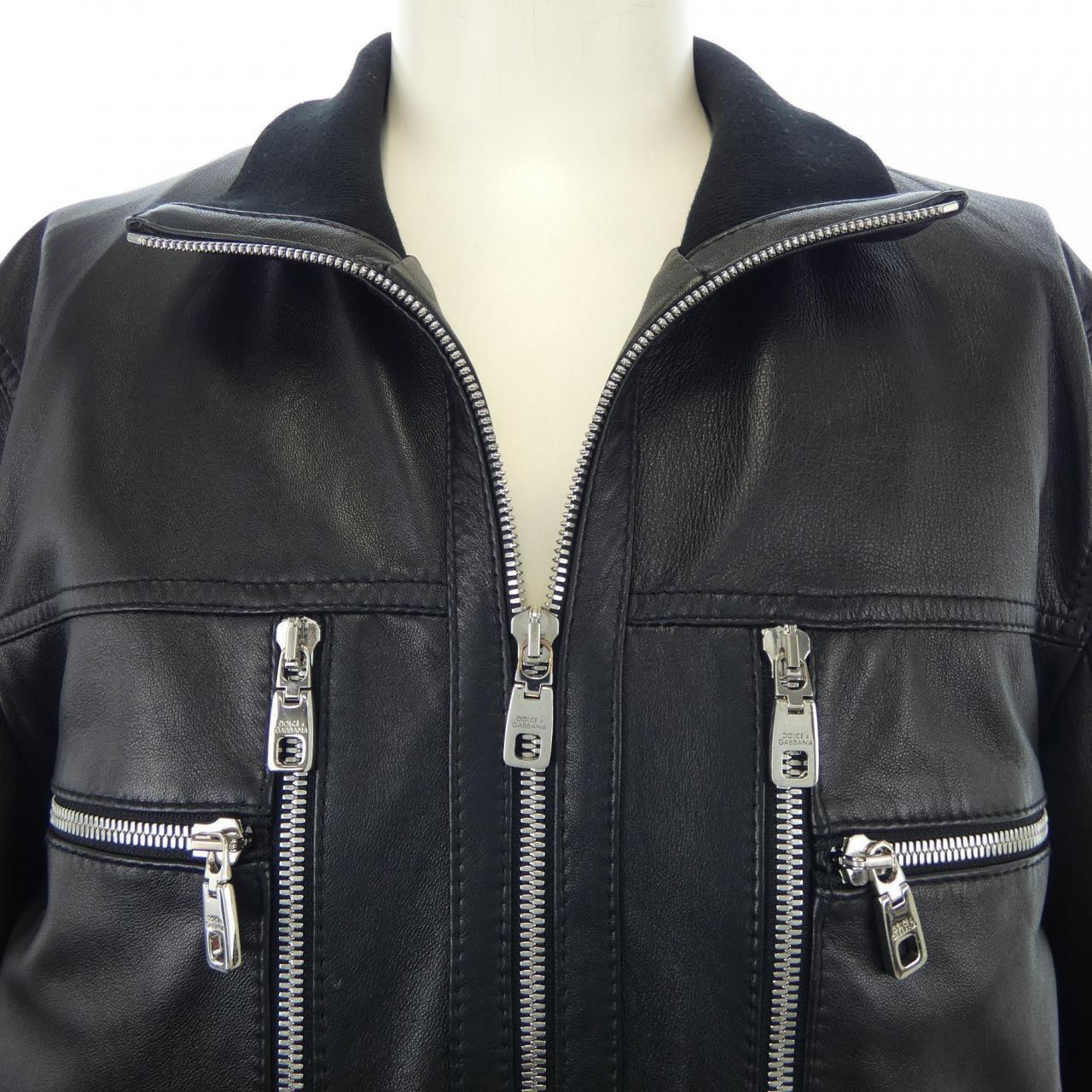 ドルチェアンドガッバーナ DOLCE&GABBANA G9KG1LFUL89 レザージャケット