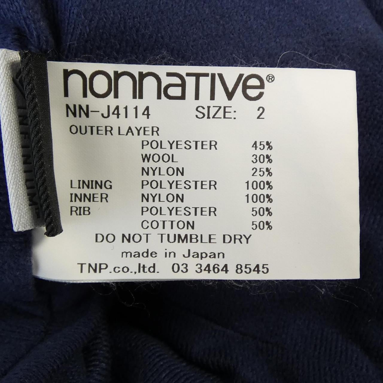 ノンネイティブ NONNATIVE NN-J4114 ブルゾン