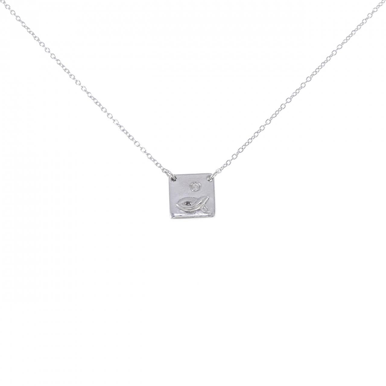 750WG ダイヤモンド ネックレス