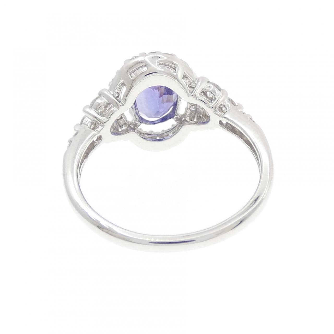 K18WG タンザナイト リング 1.18CT