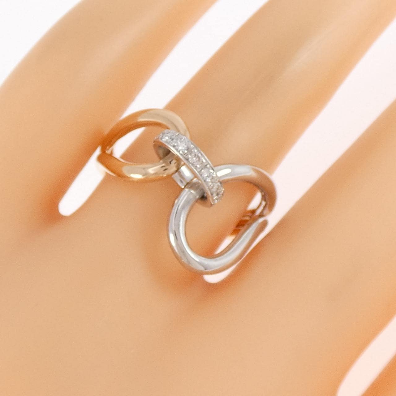 K18PG/K18WG ダイヤモンド リング 0.10CT