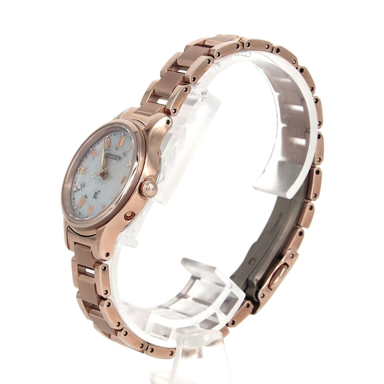 シチズン クロスシー 電波時計 H060-005VS08/ES9498-51D TI ソーラークォーツ