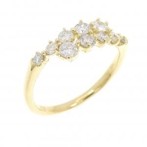 K18YG ダイヤモンド リング 0.50CT
