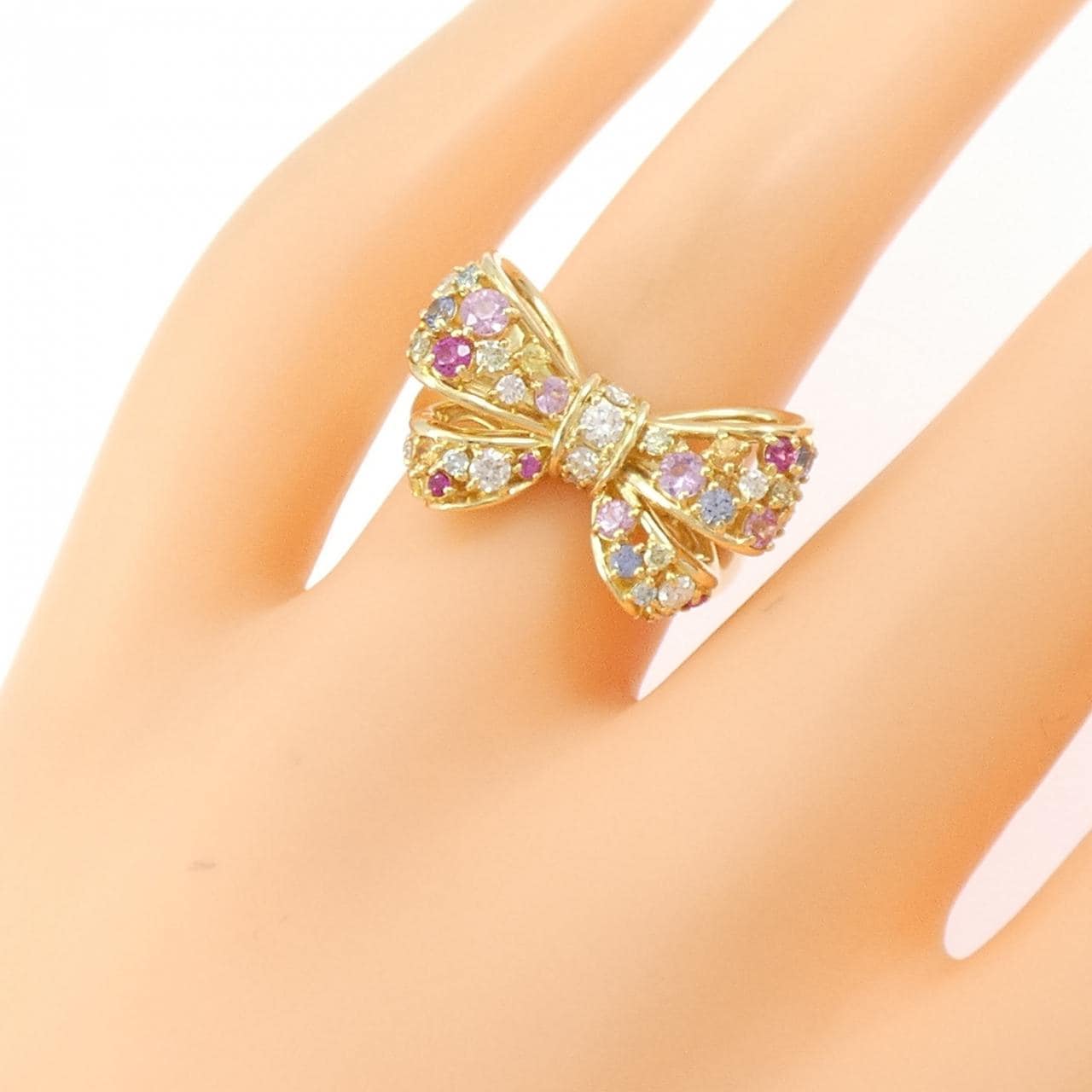 ポンテヴェキオ リボン リング 0.48CT