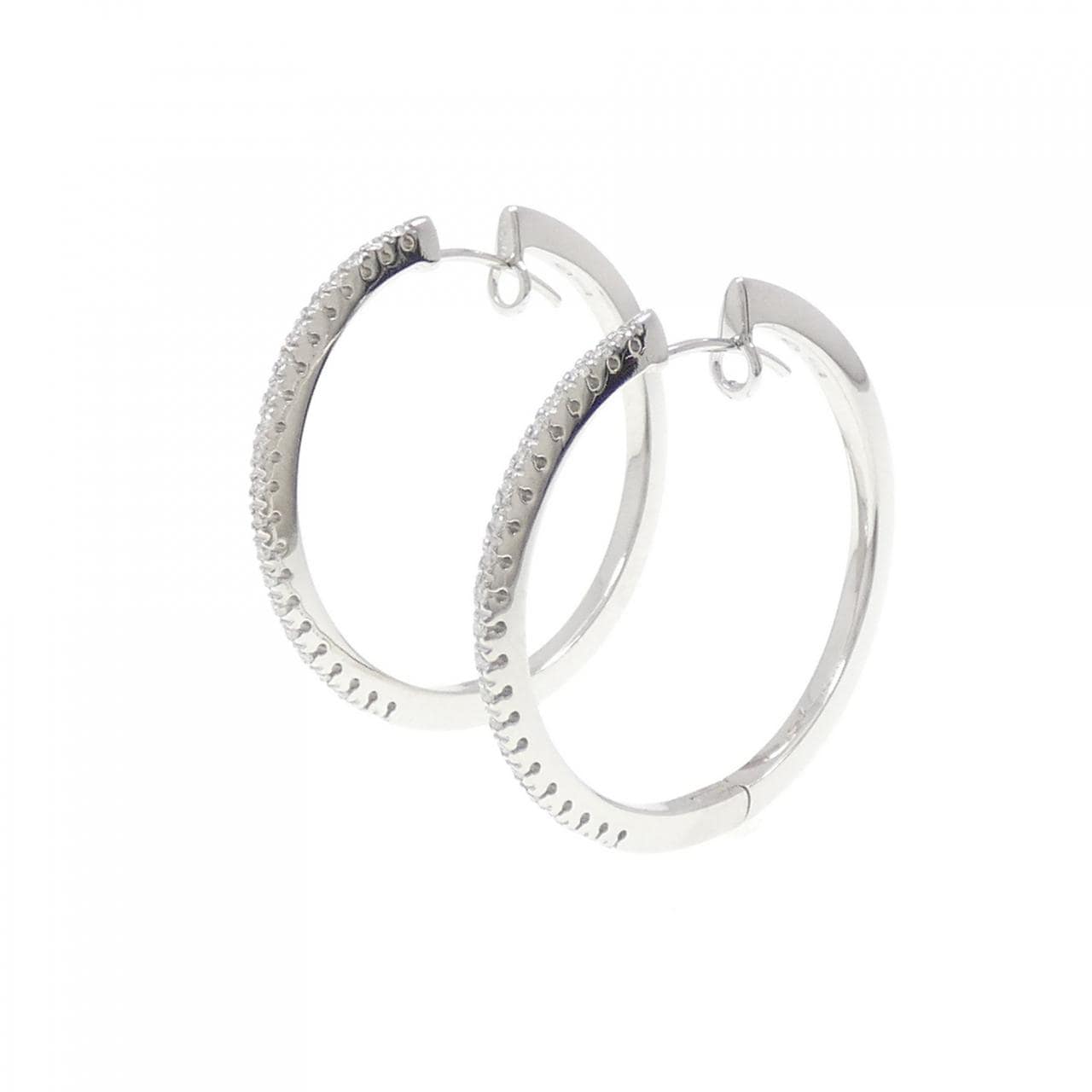 750WG ダイヤモンド ピアス 0.21CT