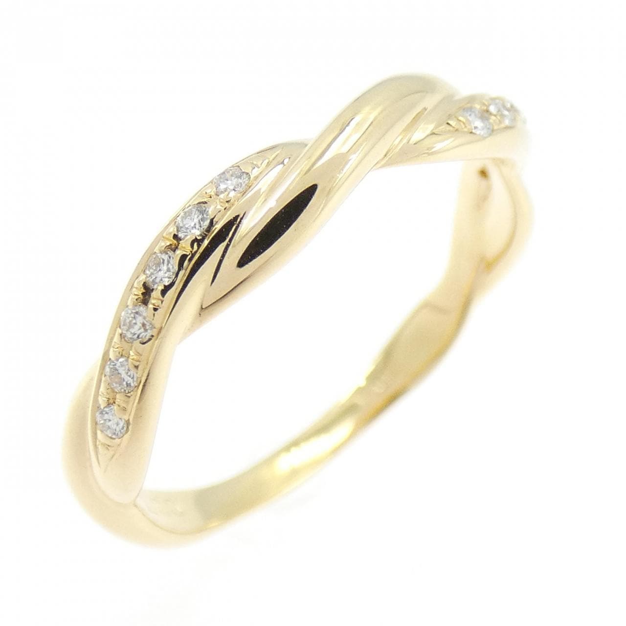 K18YG ダイヤモンド リング 0.07CT