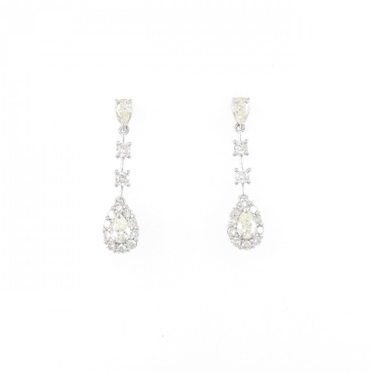 [新品] PT900鑽石耳環 0.60CT