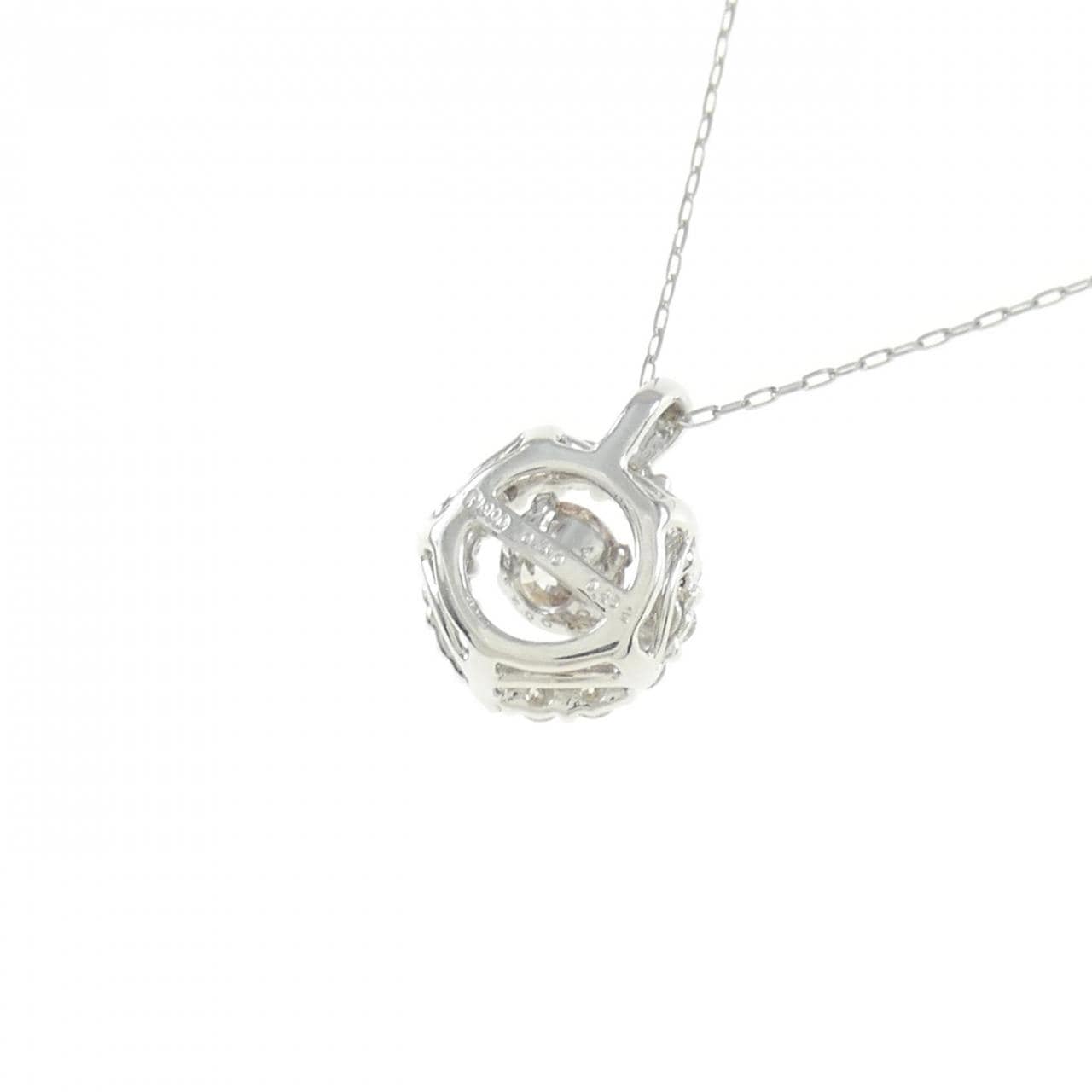 [新品] PT900钻石项链 0.30CT