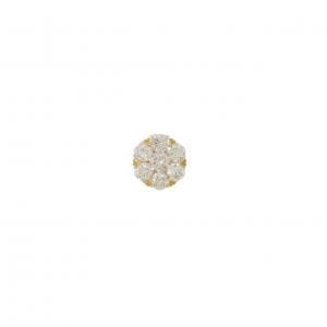 K18YG ダイヤモンド ピアス 0.60CT 片耳