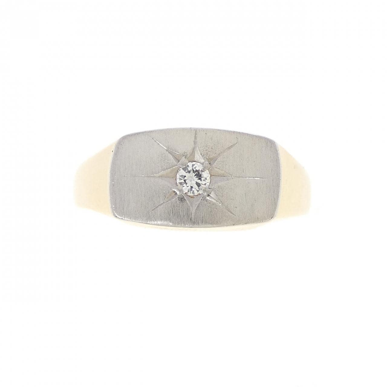 K18PG/PM ダイヤモンド リング 0.04CT